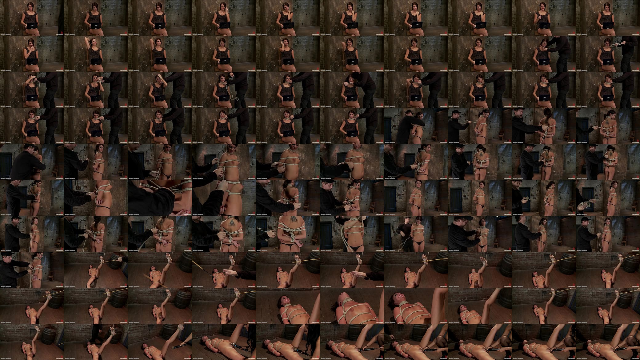 Tight bound small tits slave caned 预览图