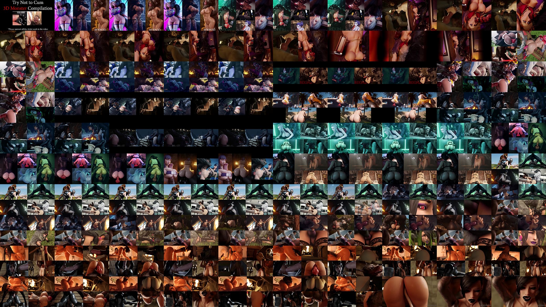 Try Not To Cum 3D Monster Compilation 预览图