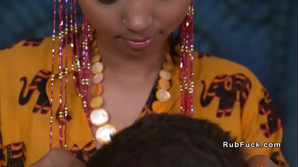 Asian yoga teacher licked and fucked