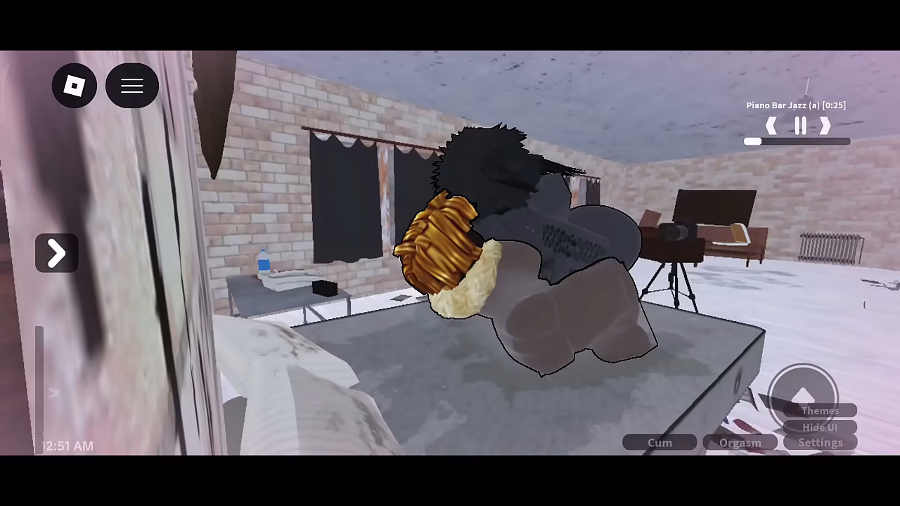 Roblox slut hops on my cock and gets her fat ass and pussy stretched