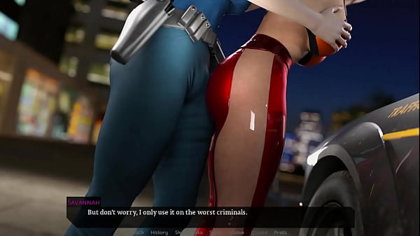 浮気中のGILFがFUTA警官に犯される - Futa Dominium #8 3Dポルノゲームプレイ
