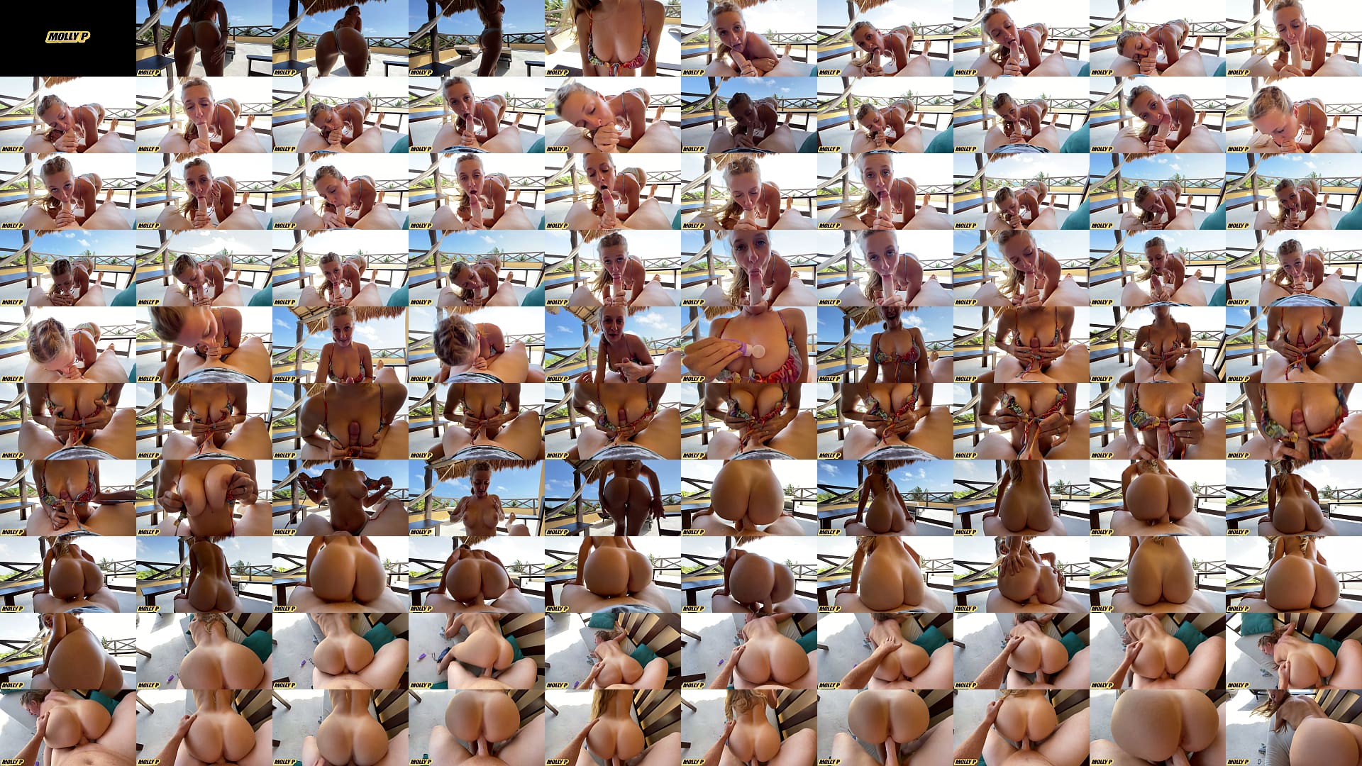 Horny Couple Spring Break Vacation Sex Tape - Molly Pills - Cumming on Her Perfect Tits POV 预览图