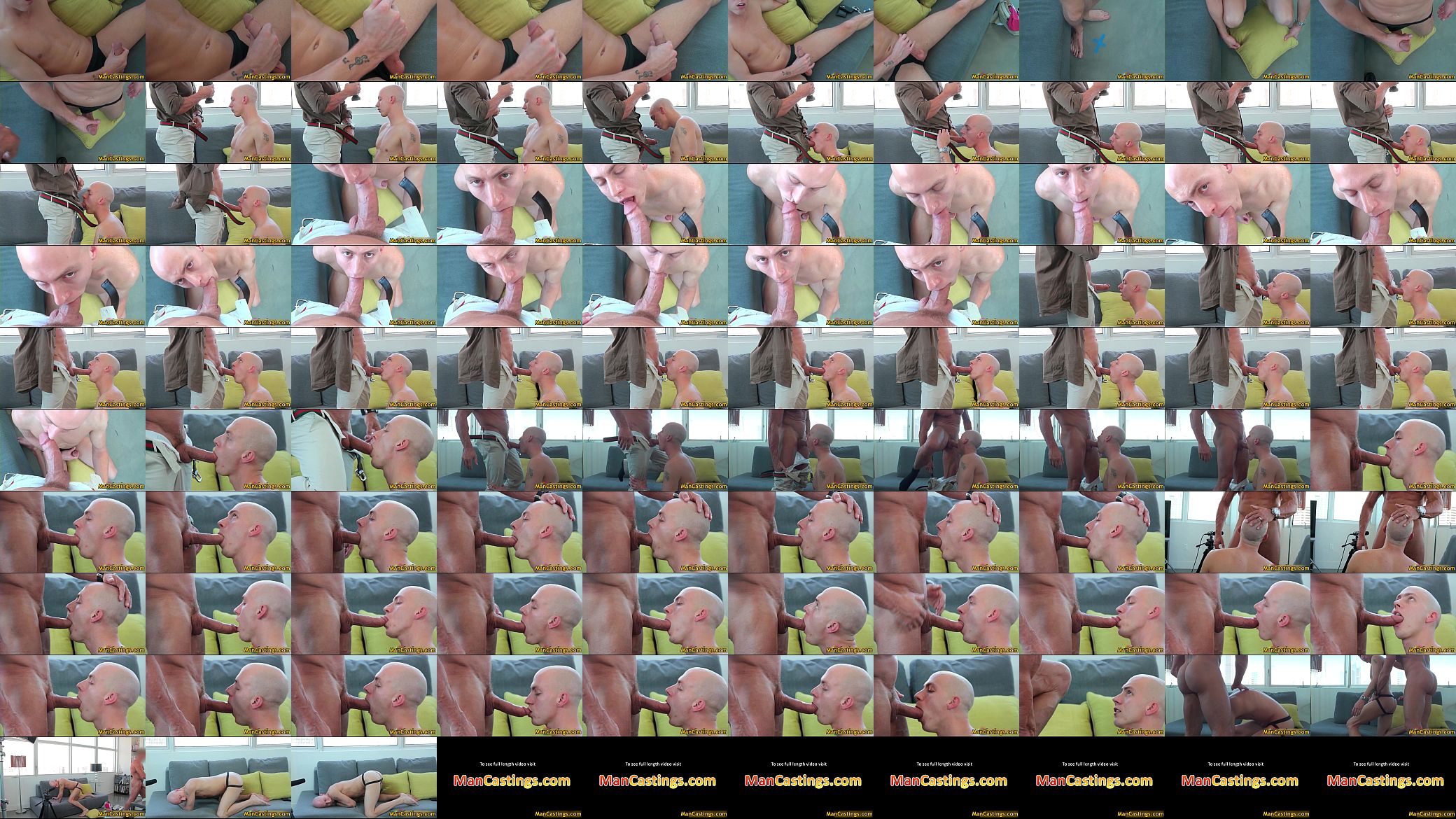 Bald guy Mathew gives hot blowjob gay boys 预览图