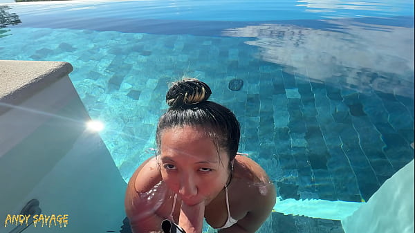 AndySavage - Public BJ at Pool in Costa Rica