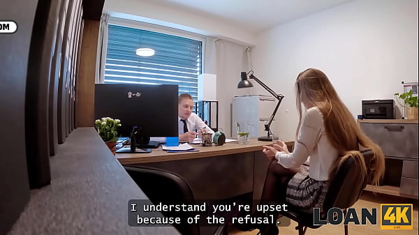 LOAN4K. She came for money, she got a huge clerk’s cock first