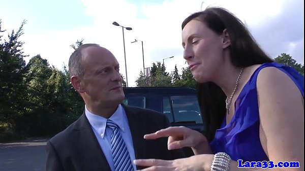 Tall uniformed milf fingerfucked