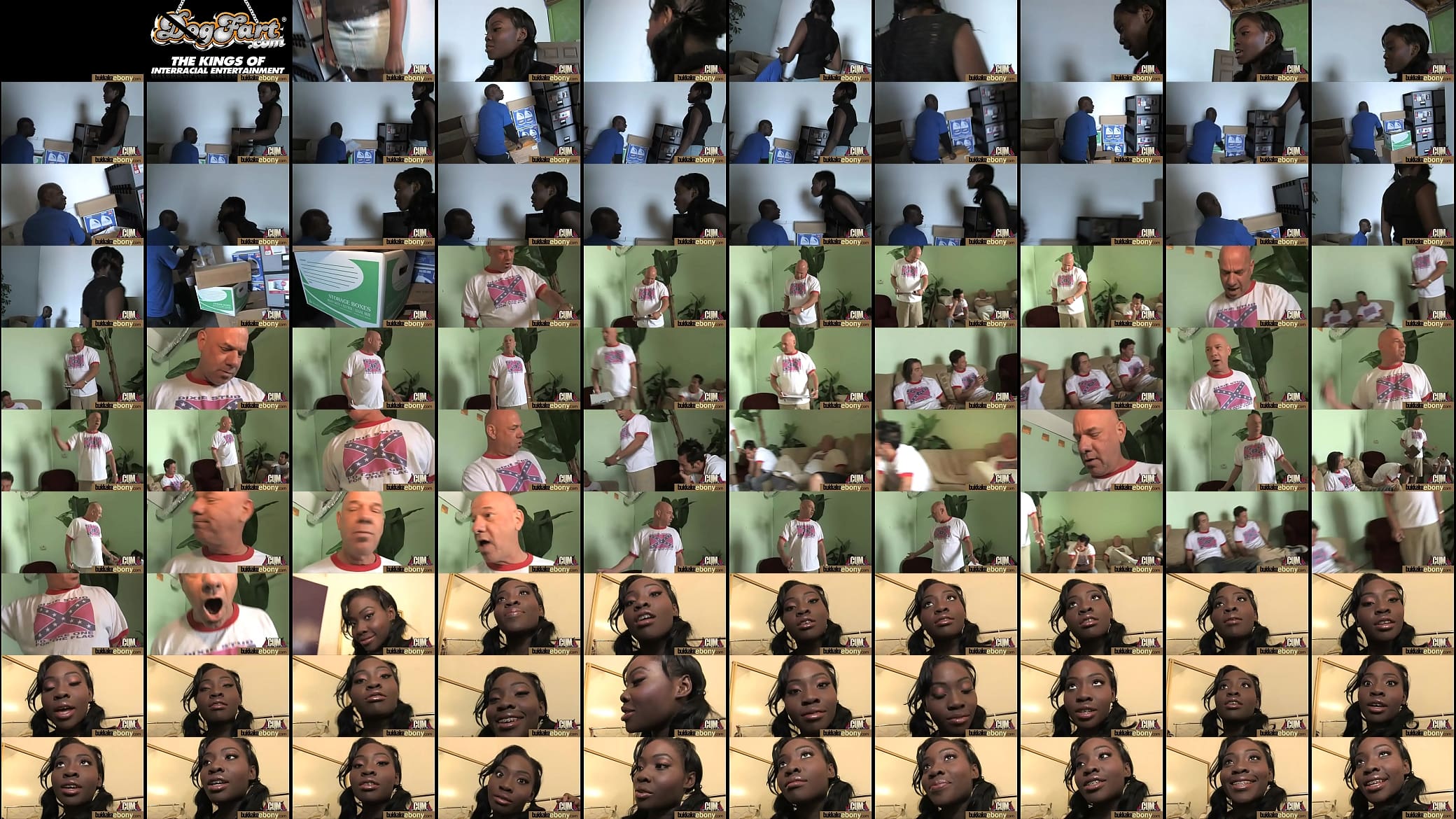 Hot ebony bukkake gangbang 6 预览图