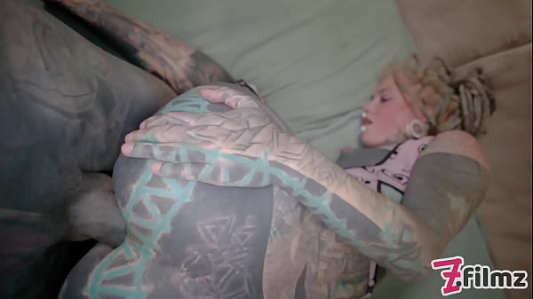 Cute TATTOO teen POV ANAL fucked