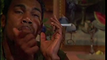 Tattooed white babe sucks the black gardener before getting her cunt rammed