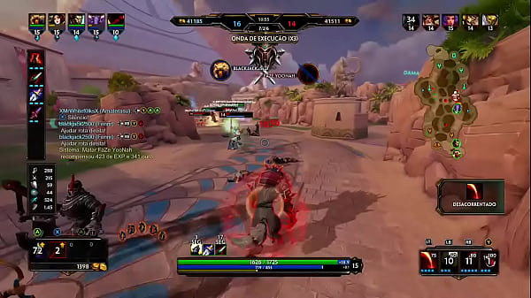 Quadrakill gostoso e fudendo com o time inimigo no smite