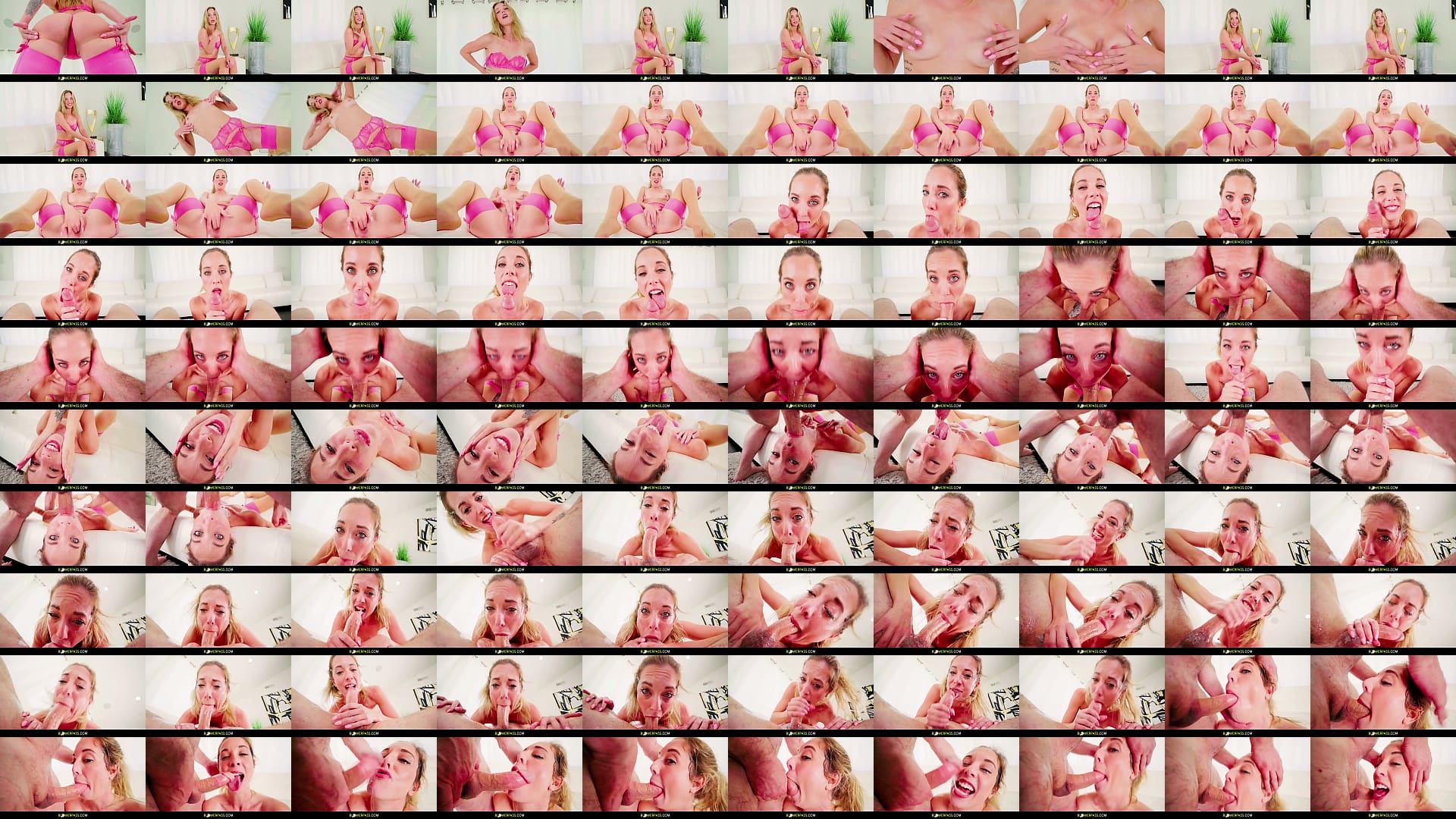 Blonde Millie Morgan loves deep throating 预览图