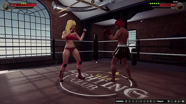 Tiffany Hanz VS BRUNA (Naked Fighter 3D)