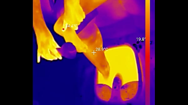 Feet Soles Get Ground, Buffed and Until Theyre Glossy-Fuckable THERMAL POV (4K Portrait)