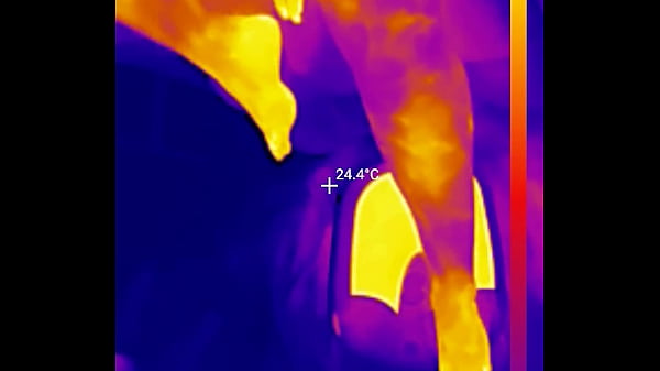 Feet Soles Get Ground, Buffed and Lubed Until Theyre Glossy-Fuckable THERMAL POV (4K Portrait)