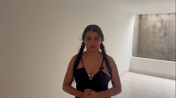 My stepsister catches me masturbating and I fuck her tight pussy