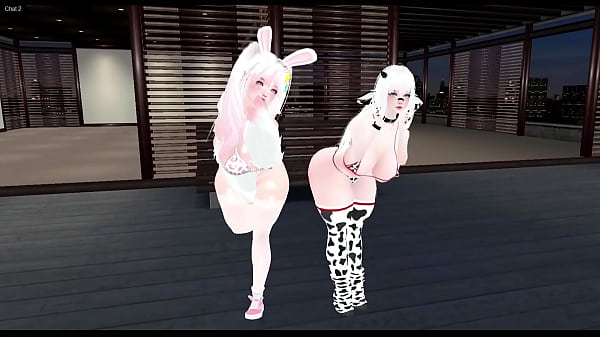 IMVU, Bunny & Cowy plays like slutties