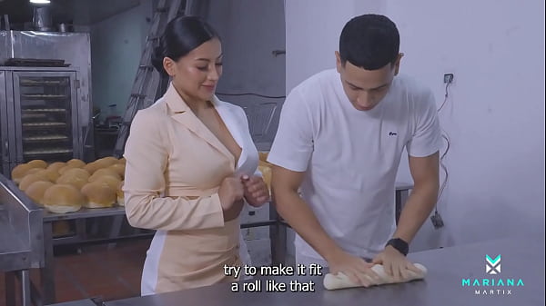The Baker left my ass full of cum - Mariana Martix
