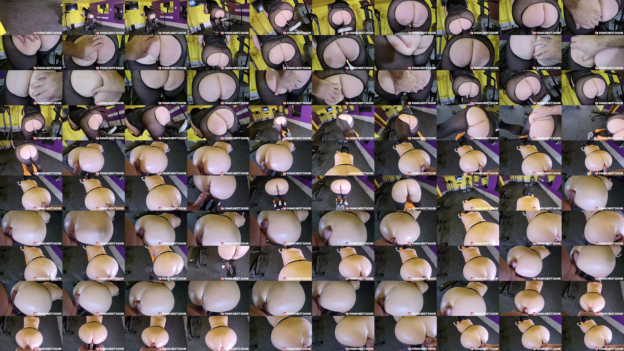 Huge Ass MILF Falicha Karr Gives Assjob in GYM 预览图
