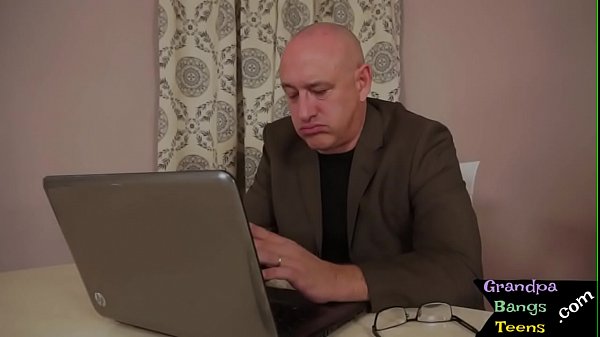 Euroteen takes the old cock she craves