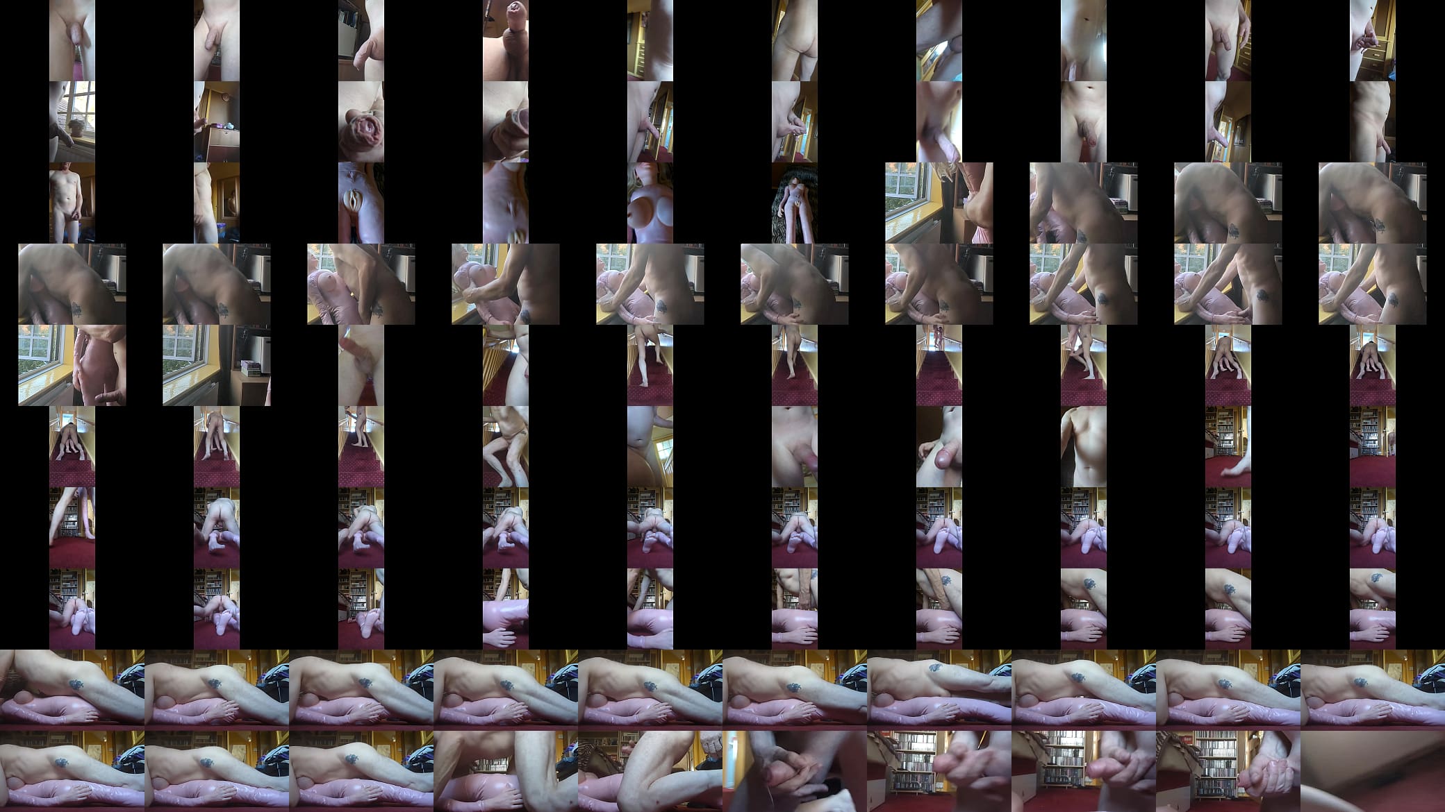 In the window, on the stairs, on the floor Sex Doll Fuck 预览图