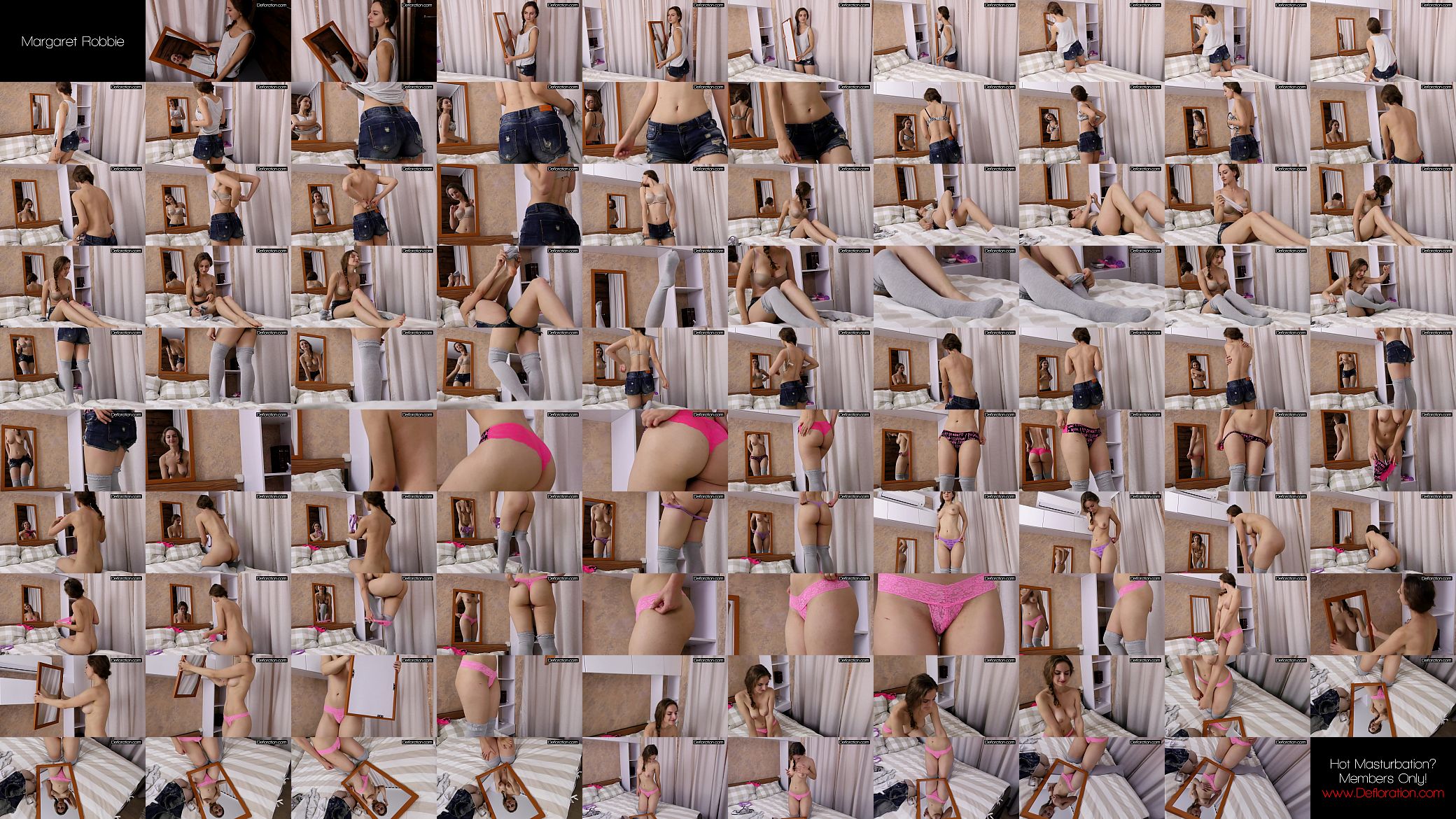 Pink panties hottie masturbates 预览图