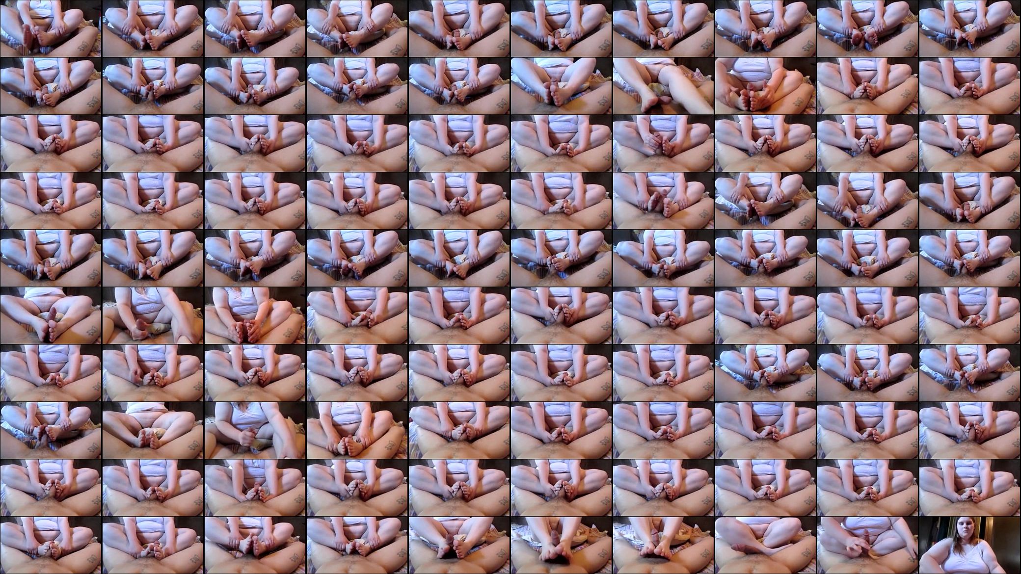 Wife Give Husband A Footjob And Make Him Cum 预览图