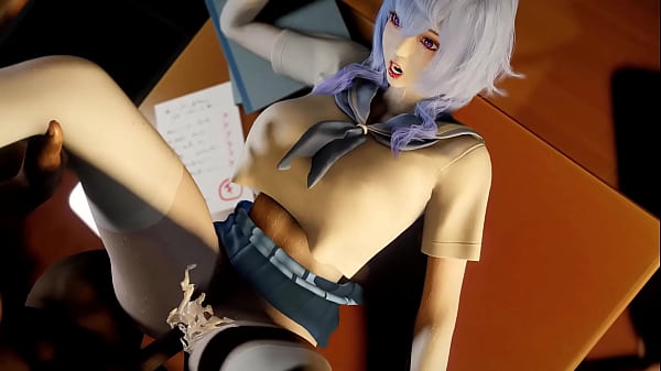 Download Video - 3D cute college slut wearing cut JK dress got her wet pussy fucked so hard