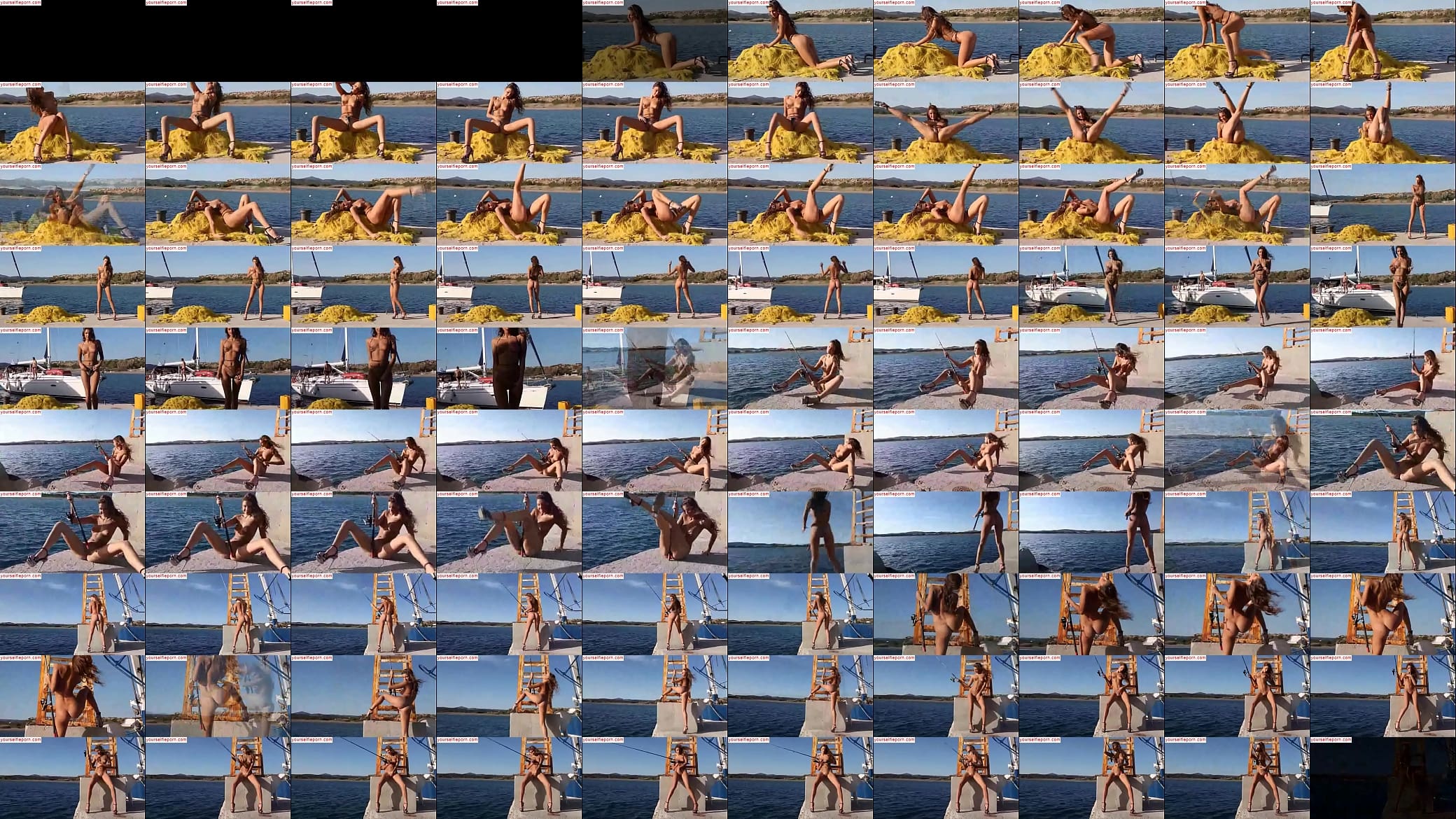 Maria Ryabushkina naked on the sea 预览图