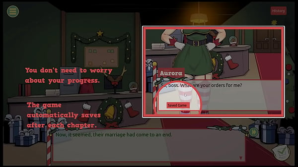 Claus' Secret Surprise [ XMAS HENTAI Game ] Ep.1 Naughty elf and sexy santa wife !