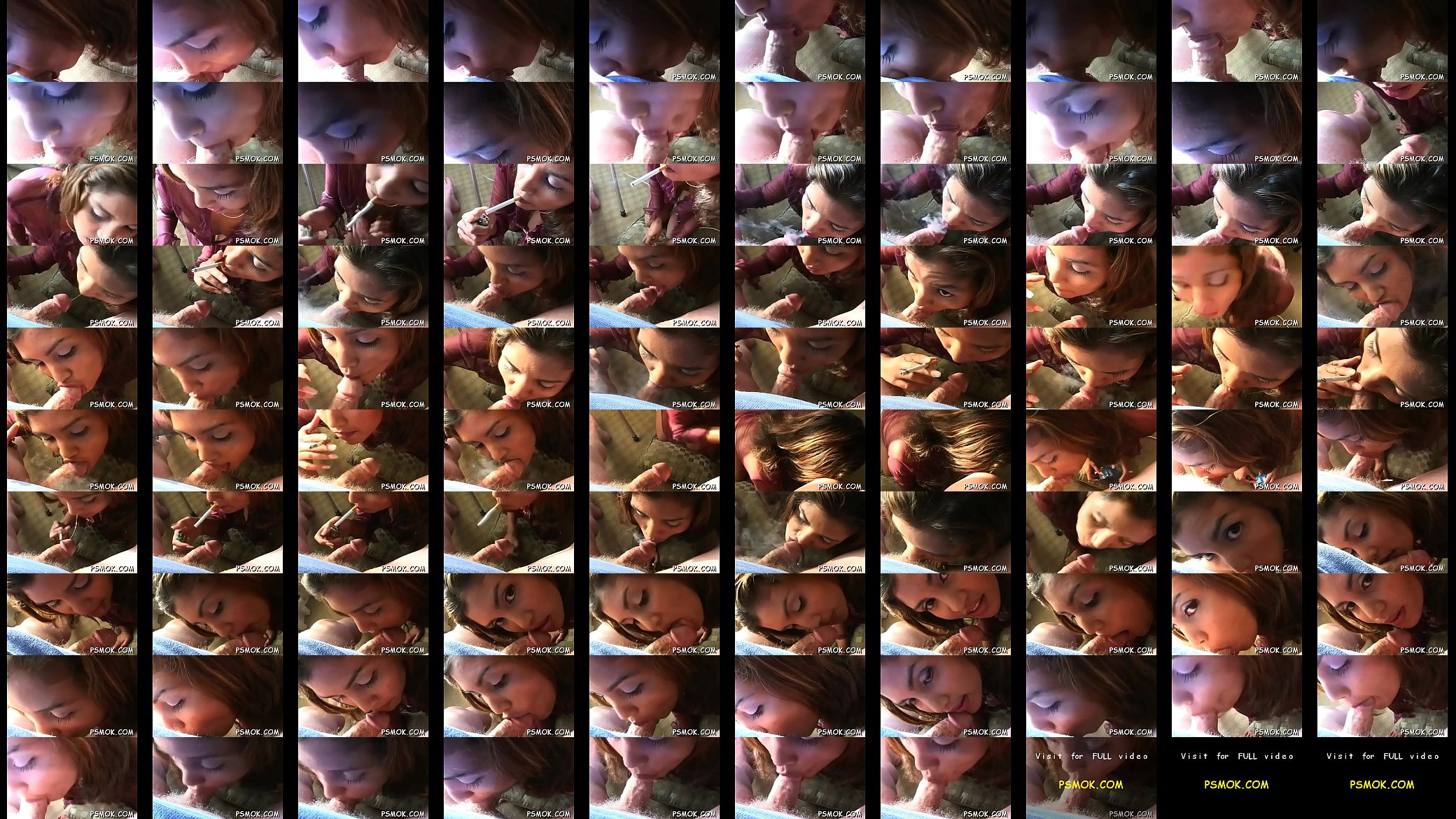 Girl can&#039;t live without sucking and smoking 预览图