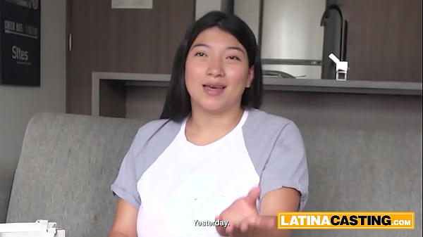 MASSIVE NATURAL TITS Latina Slut Face Fucked Rough By BWC Producer