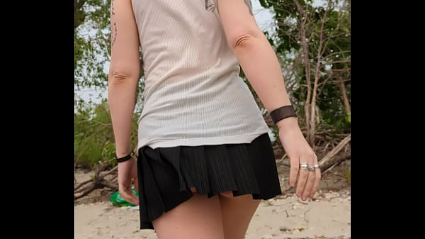Amateurgirl - Teasing at the beach