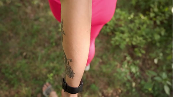 Caught a Stranger Doing Yoga in the Woods and Gave Her My Hard Cock