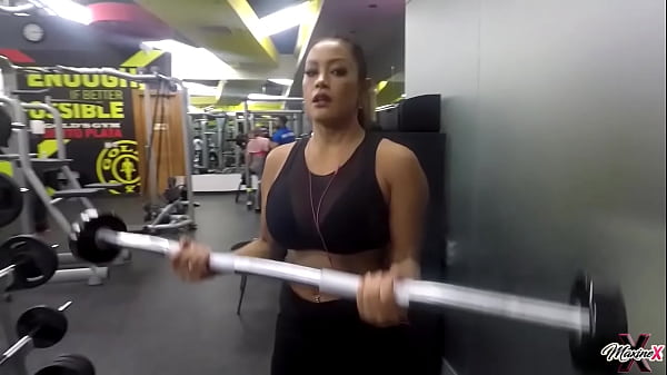 Maxine X Always Gets Horny After Gym! She Dildo Fucks Herself!
