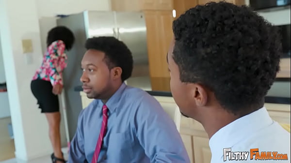FILTHY FAMILY - Misty Stone, Jenna Foxx, Xavier Miller and Jack Blake Keep It In The Step Family