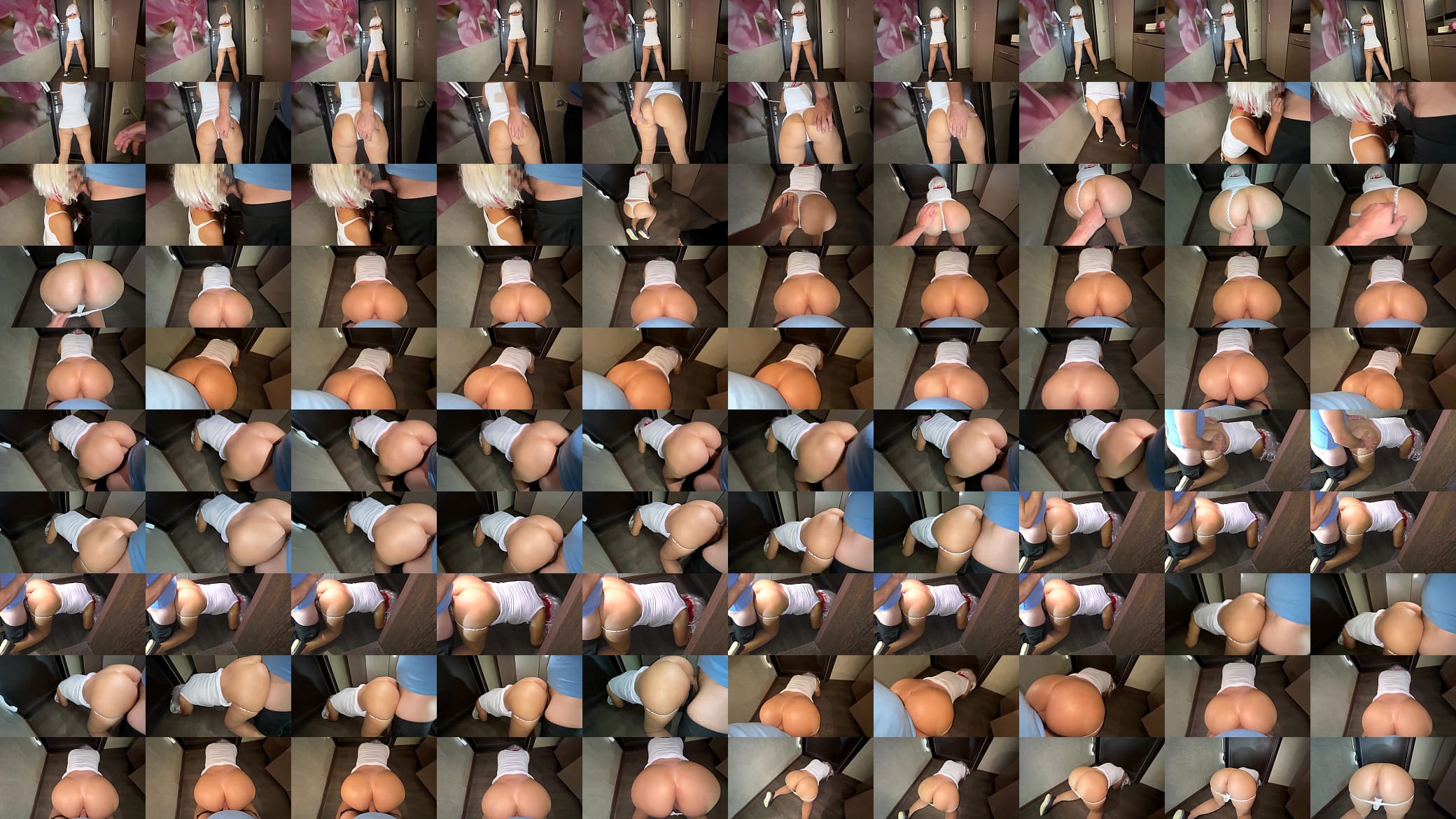 step Mom talked on the phone and gave a blowjob to her and fucked in anal 预览图