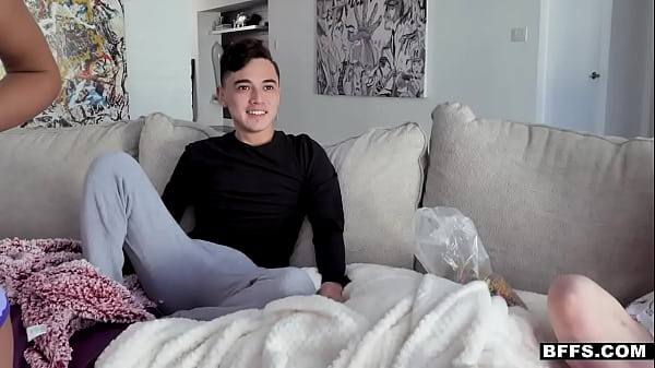 Pervy stepbrother slams his stepsisters besties