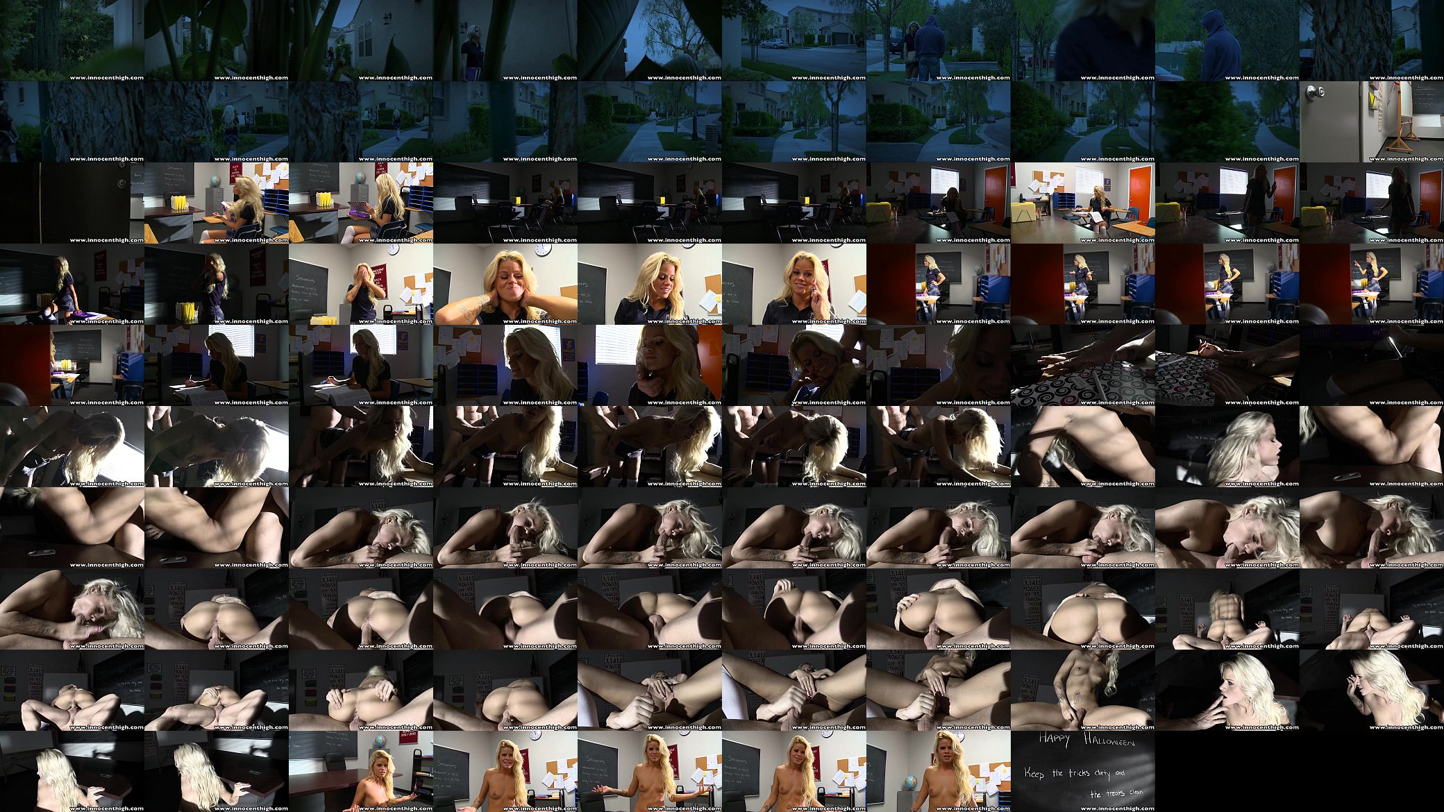 InnocentHigh Halloween Special: Sexy blonde Jess Rhodes fucked in the dark 预览图