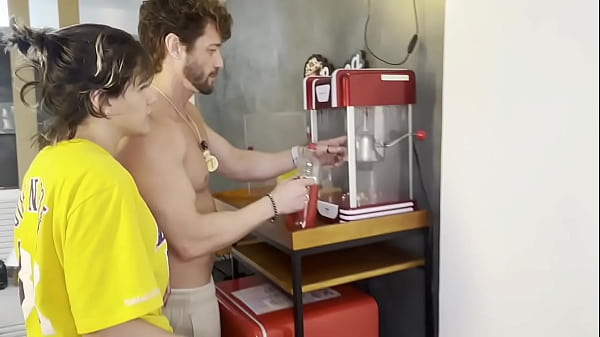 I told my step mom everything, my naughty step brother fucked me and my friend while no one was at home - The fuck was so good that I came several times on that delicious cock