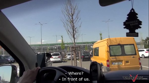 Pornstar Mea Melone help her crew get y. to van for fuck
