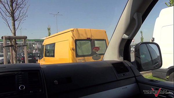 Pornstar Mea Melone help her crew get y. to van for fuck