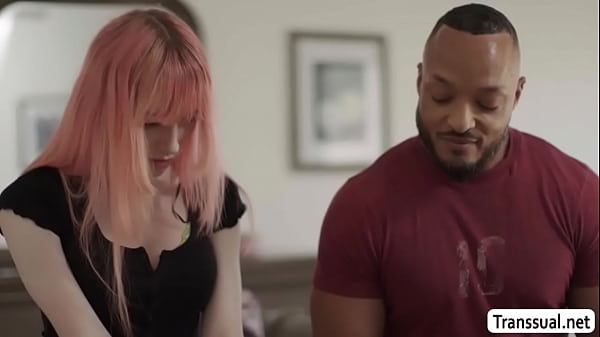 black stepbro rimjob and analed his tight busty ts stepsis 