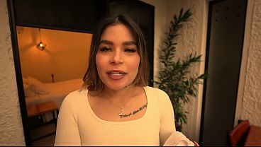 Cheating on my husband with the hotel worker! POV - Carolina agudelo