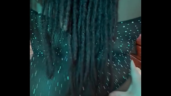 Amateur Homemade Ebony sucking and riding white...