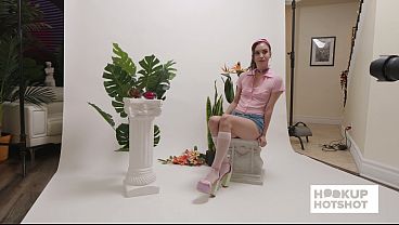 BTS - Bryan Gozzling Chats With Amber Angel In Candid BTS Moment!