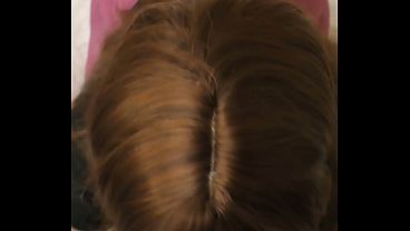She wants to give me a blowjob without taking out her chewing gum - Portrait POV