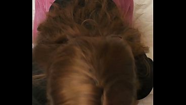 She wants to give me a blowjob without taking out her chewing gum - Portrait POV