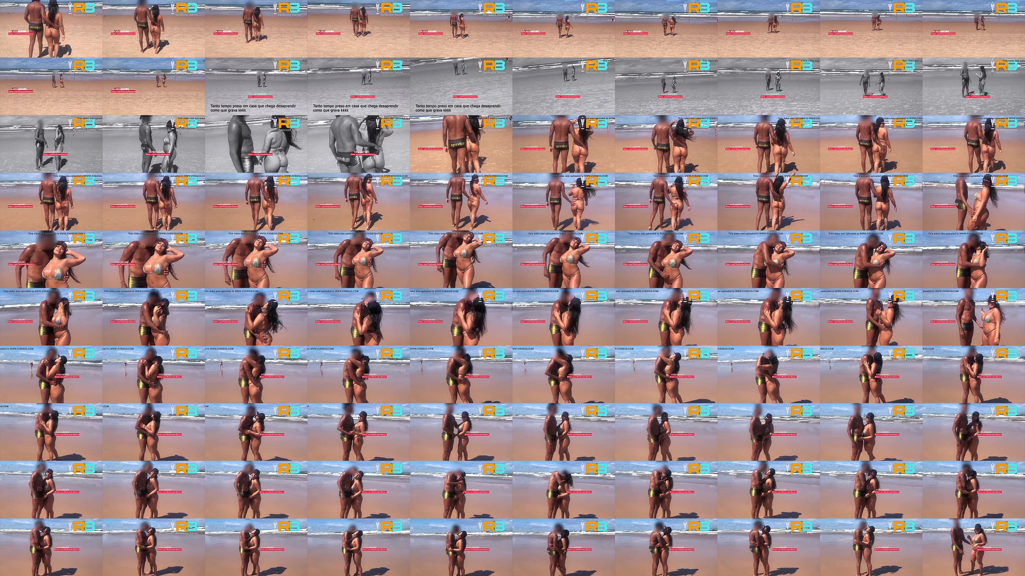 brazillian bull, Encontro inesperado na praia do Realizador Baiano com kriss hotwife e marido corno em salvador, acabou com muita pega&ccedil;&atilde;o e exibicionismo registrado nas lentes do cuckold. Swing, Menage, Gang 预览图