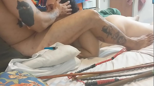 Dorynha oral training with her master. The daily life of a consensual Brazilian BDSM slave and her husband. Full video on RED.
