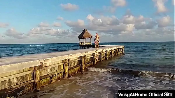 Vicky Vette Fingering Her Pink Pussy On The Couch!